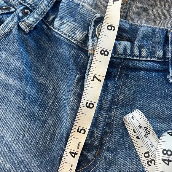 MOUSSY VINTAGE cropped frayed hem jeans - Picture 9 of 9